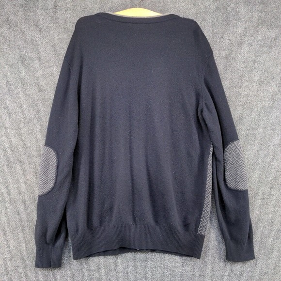 Franco Danti Cardigan Sweater Men's Multicolor Large Long Sleeve Wool Made Italy - Picture 5 of 12